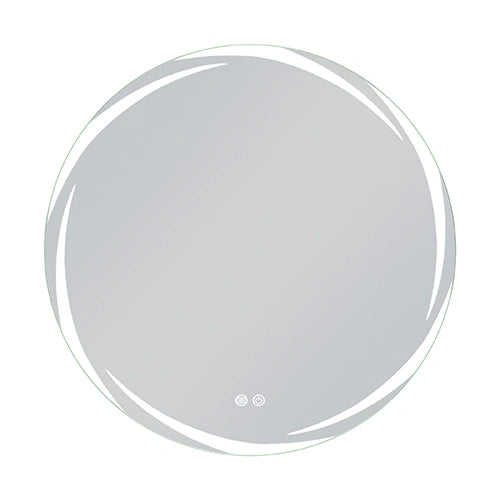 CHIARO | Spegel med LED-belysning, värme med imskyddsfunktion | Ø80cm