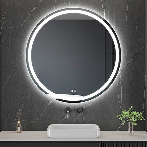 RONDO | Spegel med LED-belysning, värme med imskyddsfunktion  | Ø100cm