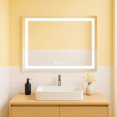 CELESTA | Spegel med LED-belysning, värme med imskyddsfunktion | 60x80cm